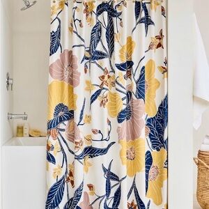 West Elm Poppy Floral Shower Curtain